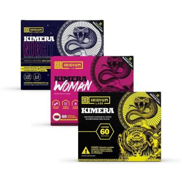 Imagem de Kit Termogênico - Kimera Thermo +  Kimera Woman +  Kimera Night - Iridium Labs-Unissex