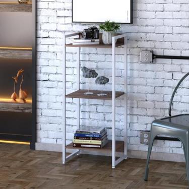 Imagem de Estante Dynamica 45X30X104cm C/03 Prateleiras Estrutura Branca - Compa