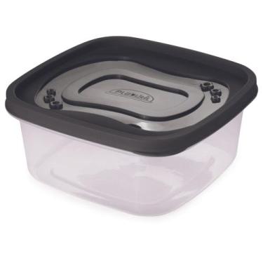 Imagem de Pote 1,1 Litro Plasútil Cozinha Fitness Freezer Atóxico Alimentos Frut