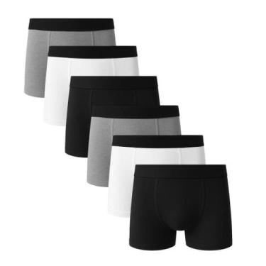 Imagem de Kit 6 Cueca Boxer Algodão Box Cotton Sortida C5 - QLC SPORT, G, Sortid