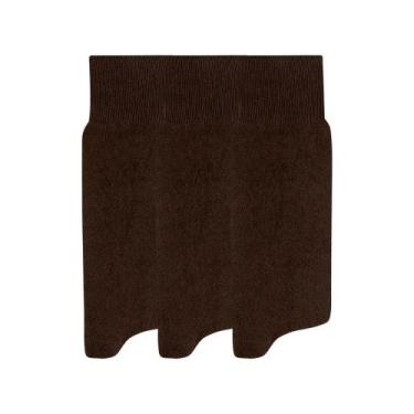 Imagem de Kit Com 3 Pares De Meia Social Longa Mash Em Poliamida Modelo Lisa - L