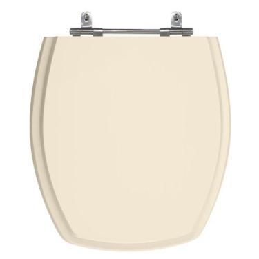 Imagem de Assento Sanitário Thema Rosa Shell Tampa para Vaso Incepa de Madeira L