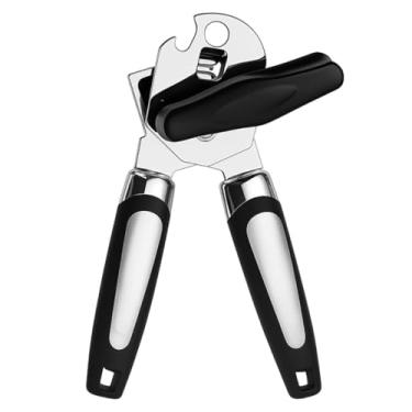 Imagem de Abridor de Latas Manual Garrafa e Cerveja 3 em 1 Inox - Multifuncional Manual Durável e Resistente - Abridores de Lata Manuais para Camping Cozinha e Bar