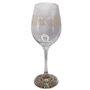 Imagem de Taça de Vidro Grande 490ml Vinho Água Mosaico