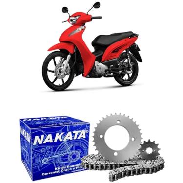 Imagem de Kit Relação Transmissão Biz 110i Biz 125 Com Retentor