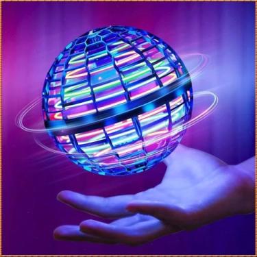 Imagem de Bola Voadora Mágica Coloridas - Brinquedo Incrível para Crianças e Adultos com Efeitos de OVNI! Mini Drone Spinner Fidget, Divertido e Seguro ao Ar Livre