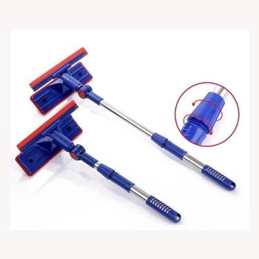 Imagem de Rodo Ajustável Mágico 2 Em 1 Limpa Vidro E Janelas