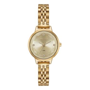 Imagem de Relógio Seculus Feminino Ref: 77354lpsvds2 Fashion Dourado