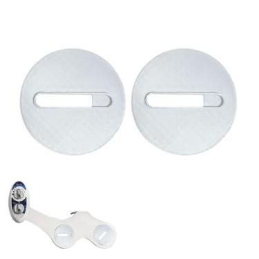 Imagem de Sevomie Tampa de parafuso de bidê compatível com Luxe Bidet Neo 185&120 - Acessório de bidê, branco, plástico, acabamento misto