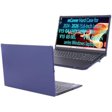 Imagem de mCover A capa é compatível apenas com notebook Windows Lenovo V15 G4/G5/G6 Series 2024-2026 de 15,6 polegadas (com dobradiça de 180°, não serve para nenhum outro modelo Lenovo) - azul