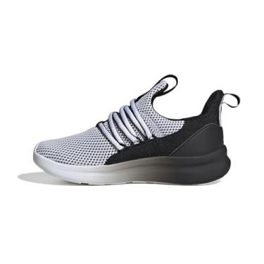Imagem de adidas Tênis infantil unissex Lite Racer Adapt 7.0, Branco/Preto/Branco, 3.5 Little Kid