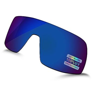 Imagem de Bowyer Lentes de reposição polarizadas para óculos de sol Oakley Sutro OO9406 - azul safira espelhado