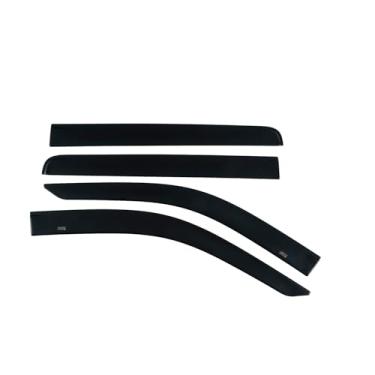 Imagem de Husky Liners Ventvisors/protetores de chuva de perfil baixo | Serve para Jeep Wrangler(JK) Unlimited 2007-2018, 1 peça | Preto fosco - 2857034