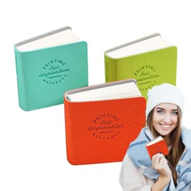 Imagem de Travel Sketchbook | Portable Watercolor Book - 48 Pages 2 X 2 Inch 300gsm Sketchbook for Artists Students Writers Planners Business