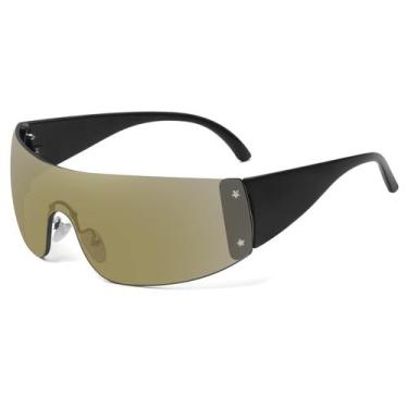 Imagem de Gafas de Sol Fozono Trendy Sin Montura Estrella Y2K Protectoras UV400 