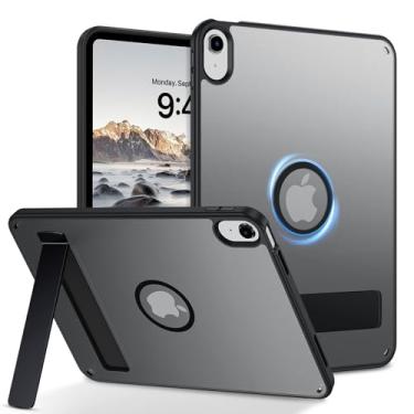 Imagem de Telaso Capa magnética para iPad A16, iPad 11ª/10ª geração (2025/2022), com suporte invisível para retrato/paisagem, parte traseira fosca translúcida, capa protetora de TPU (poliuretano termoplástico