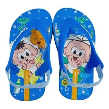 Imagem de Chinelo Infantil Menino Turma Da Mônica Cebolinha e Cascão-Masculino