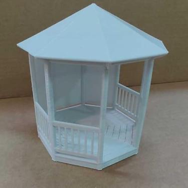 Imagem de Coreto,gasebo, para decoração, presepios, vilas de natal, maquetes