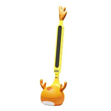 Imagem de Amagogo Instrumento musical eletrônico japonês, sintetizador de música digital, brinquedo musical mágico, Amarelo