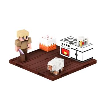 Imagem de InfinityBlox Infini Mine Cozinha – Kit Premium com 27 Blocos Magnéticos de Montar 3D | Brinquedo Educativo Infantil Criativo e Divertido