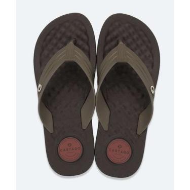 Imagem de Chinelo Masculino Arizona Ligth Cartago-65075, Marrom, 39