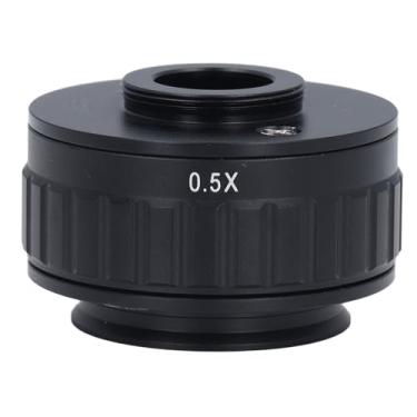Imagem de Generic Adaptador de Lente Ctv, Adaptador de Lente Ctv de Microscópio Trinocular, Vidro óptico Incolor Estável de Alta Uniformidade para Uso Industrial (0,5X)