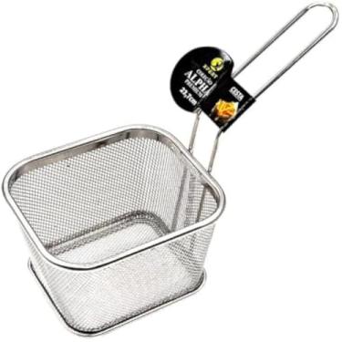 Imagem de Cesta para fritura com aco inoxidavel, perfeita para imersao, leve, agil.
