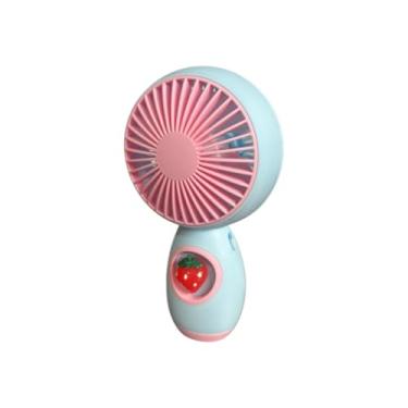 Imagem de Mini Ventilador Portátil Recarregável USB com design Divertido (KIT 3)