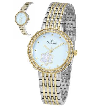 Imagem de Relógio Champion Feminino Ref: Cf26384a Bracelete Bicolor