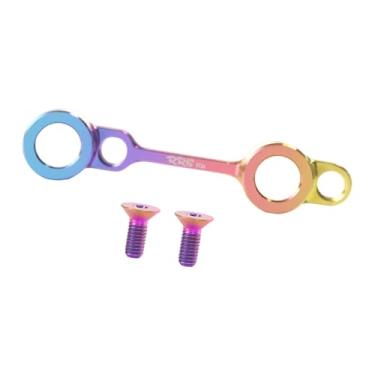 Imagem de Colaxi Adaptador, conversor, peça de reparo e manutenção para freio a disco de bicicleta de estrada; suporte de montagem para pinça de freio a disco, Multicolorido 5.1 X 1.1 Cm