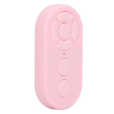 Imagem de Pissente Selfie Com Controle Remoto, Tipo C Recarregável BT 10m Selfie Clicker Com Reprodução Rápida e Reversa, para Gravação de Vídeo e Leitura de Livros Eletrônicos (Rosada)