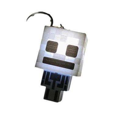 Imagem de Chaveiro Minecraft Brilhante Mini Blocos De Construção Brinquedo Ilumi