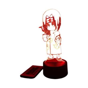 Imagem de Luminária De Mesa LED Acrílica Kakashi Hatake Naruto, Figura De Anime 