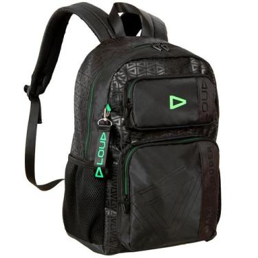 Imagem de Mochila de costas juvenil 17,5 com chaveiro Loud Luxcel