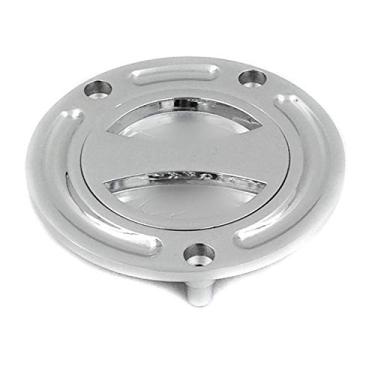 Imagem de HTTMT - Tampa de tanque de combustível sem chave cromada compatível com CBR 600 F2/F3/F4i 600RR 900RR 929RR 954RR 1000RR RVF 400