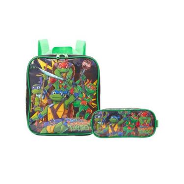 Imagem de Kit Tartarugas Ninja Lancheira Térmica + Estojo Simples - Xeryus
