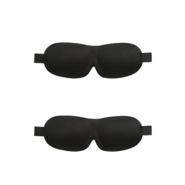 Imagem de Máscara de dormir de pressão zero para pessoas que dormem de lado e de costas - 100% bloqueio de luz 3D venda noturna para mulheres e homens