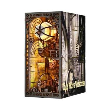 Imagem de Kit De Quebra-Cabeça 3D De Madeira DIY, Modelo De Casa Mágica, Suporte