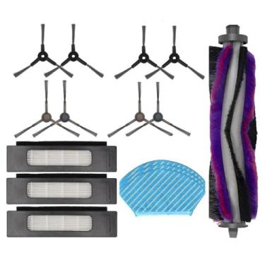 Imagem de Kit de Peças Substituição com 15 para o Aspirador Robô M7 I10 M71CN M7pro M7max Premium Limpeza Eficiente Fácil Substituir Estende a Vida Útil