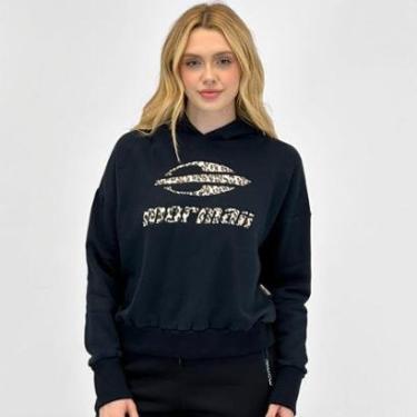 Imagem de Blusa Mormaii Curta Moletom com Capuz Feminina-Feminino