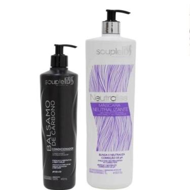 Imagem de Bálsamo de Carbono + Neutraliss Souple Liss Equilibra P.H - Soupleliss