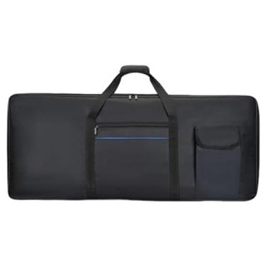 Imagem de Almencla Bolsa para teclado de 61 teclas, capa protetora portátil e para transporte de teclado, Médio