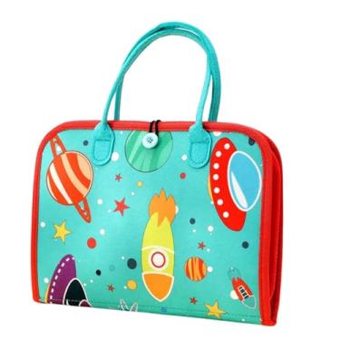 Imagem de Livro ocupado,Livro ocupado para criança,Livro ocupado de viagem de feltro de desenho animado | Jogo de atividades de aprendizagem pré-escolar, aprendizagem precoce, placa sensorial macia para criança