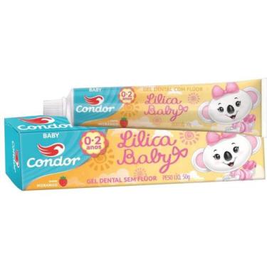Imagem de Gel dental condor baby lilicaripilica 0-2 anos sem fluor 50g