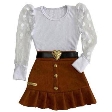 Imagem de Conjunto Infantil Mini Diva Blogueirinha Moda Meninas Luxo - AK Fashio