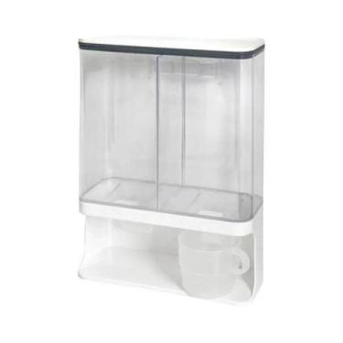 Imagem de Dispensador De Detergente E Amaciante Transparente De 1,5L Montado Na 