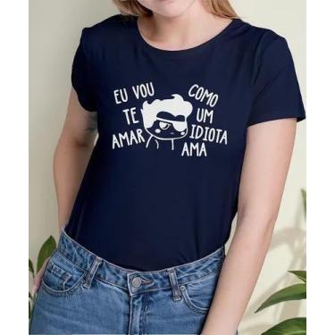 Imagem de Camisa Camiseta Adulto Masculina Feminina Algodão Cantor Jão Eu Vou Te