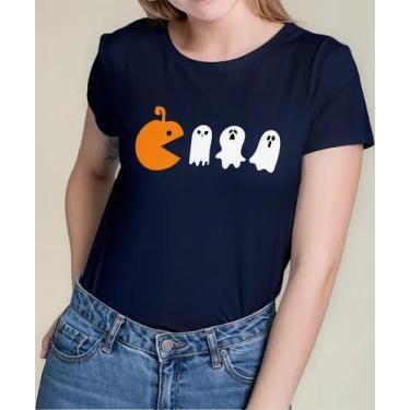 Imagem de Camiseta Camisa de Algodão Adulto Masculina Feminina Halloween Dia das