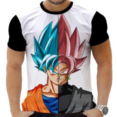 Imagem de Camiseta Camisa Personalizada Anime Clássico Dragon Ball Goku Black 01