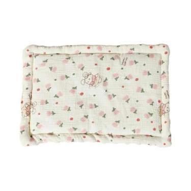 Imagem de Travesseiro De Algodão Respirável Para Bebês De 0 a 6 Meses, Absorção 